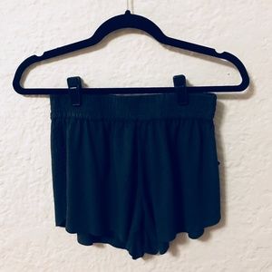 REDLEY Velour Dark Grey Shorts